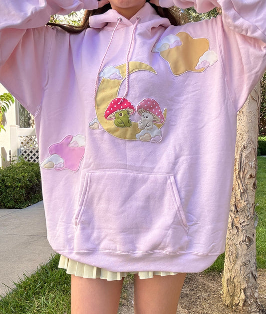froggie and friend! hoodie