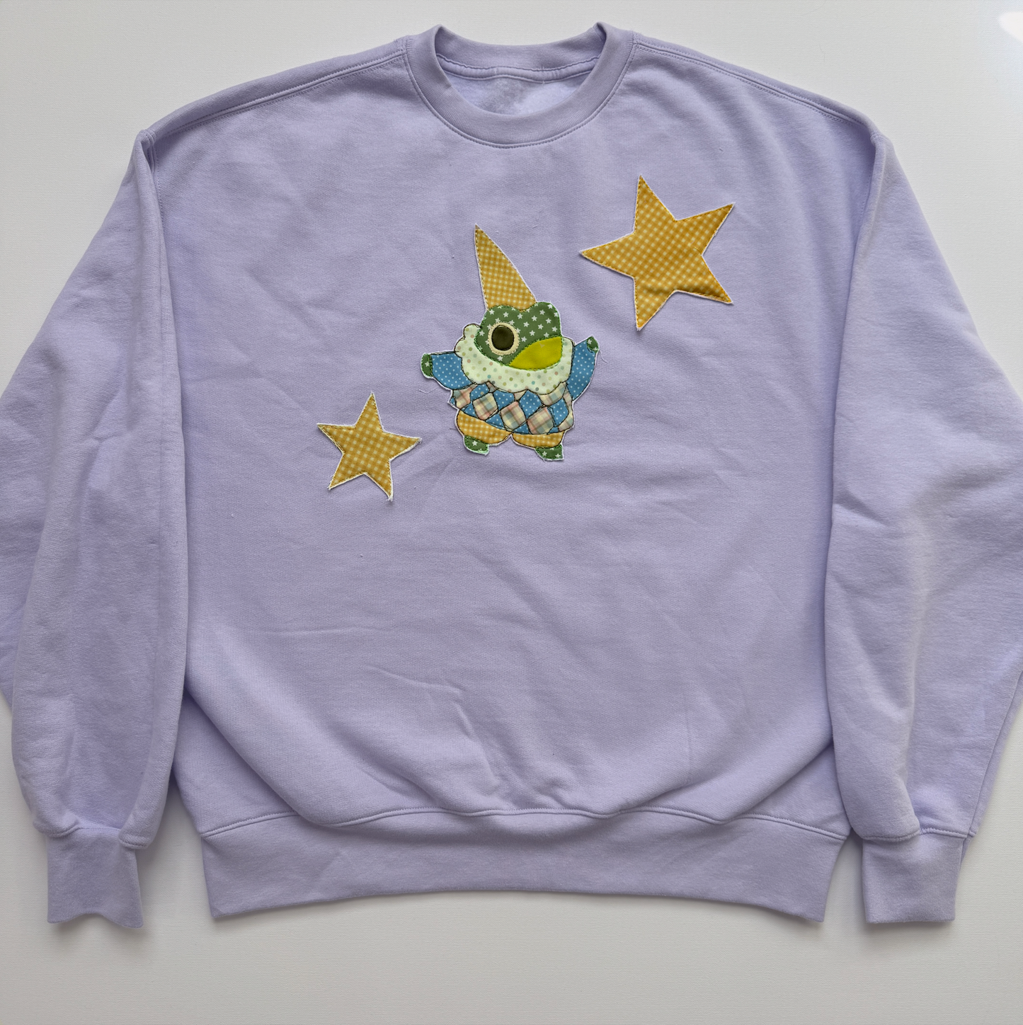 Clown Frog Purple Crewneck
