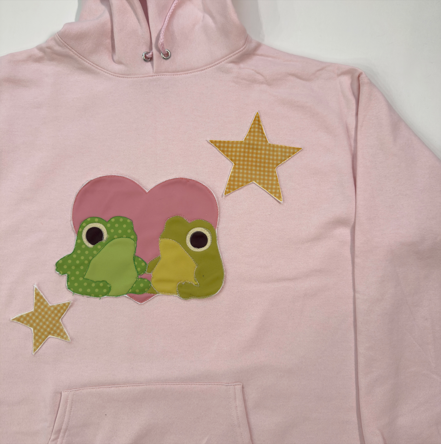 Pink Froggies in Love Hoodie