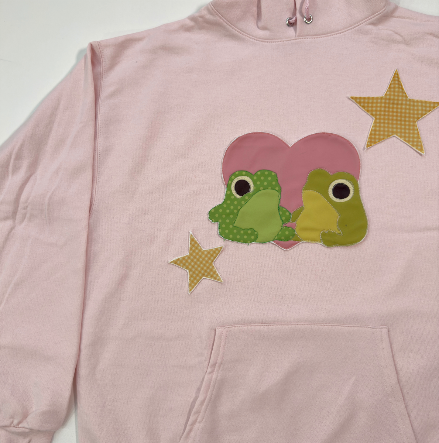 Pink Froggies in Love Hoodie