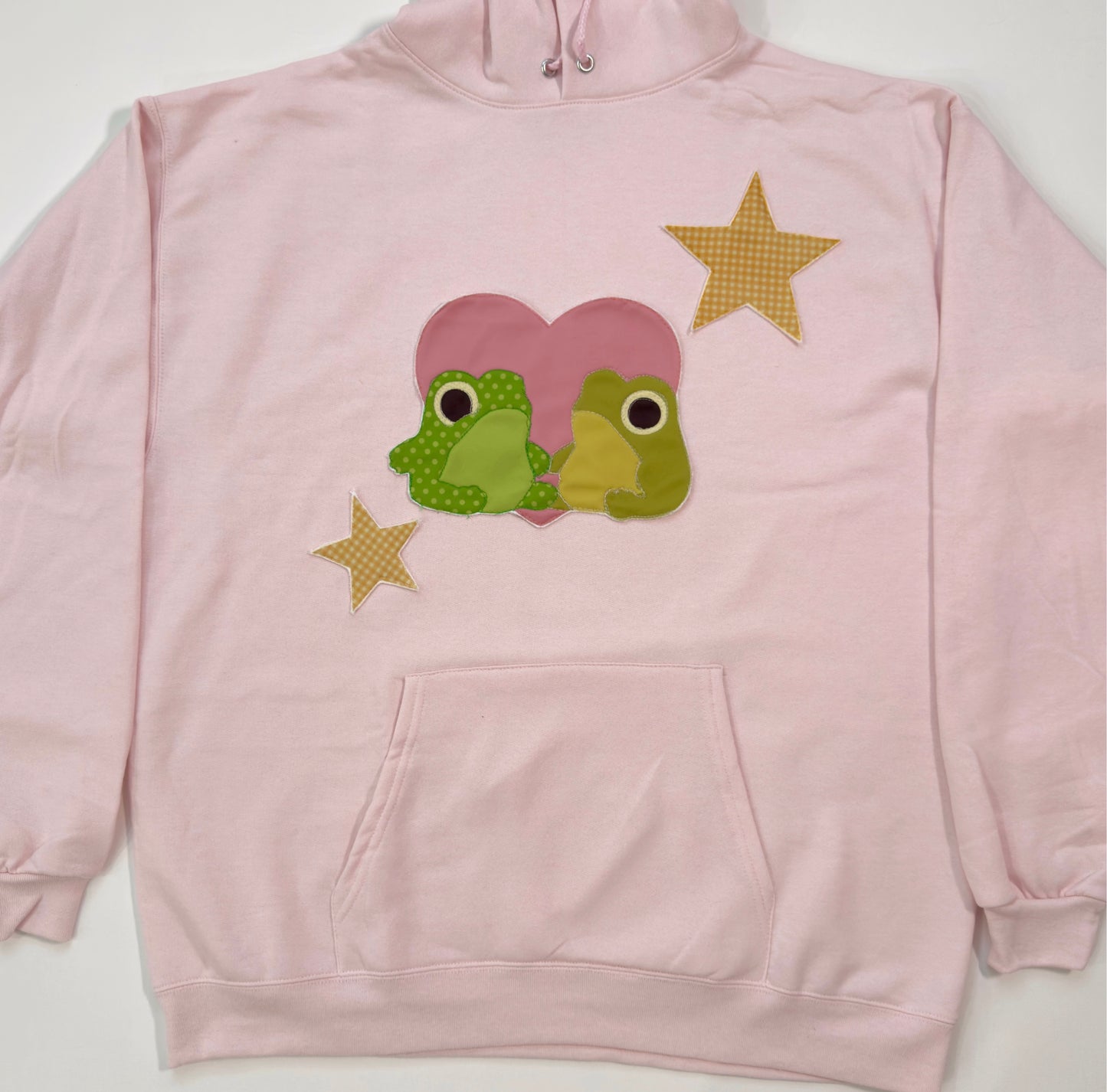 Pink Froggies in Love Hoodie